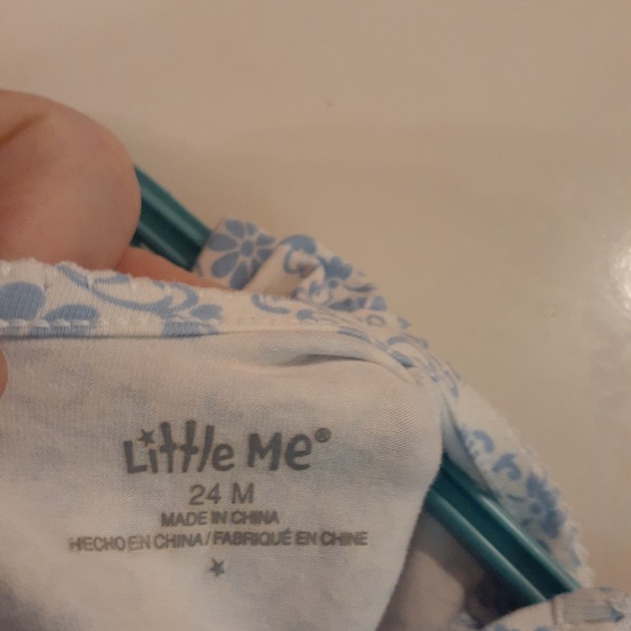 💥💥Little Me Blue and white Childs dress - Picture 4 of 4